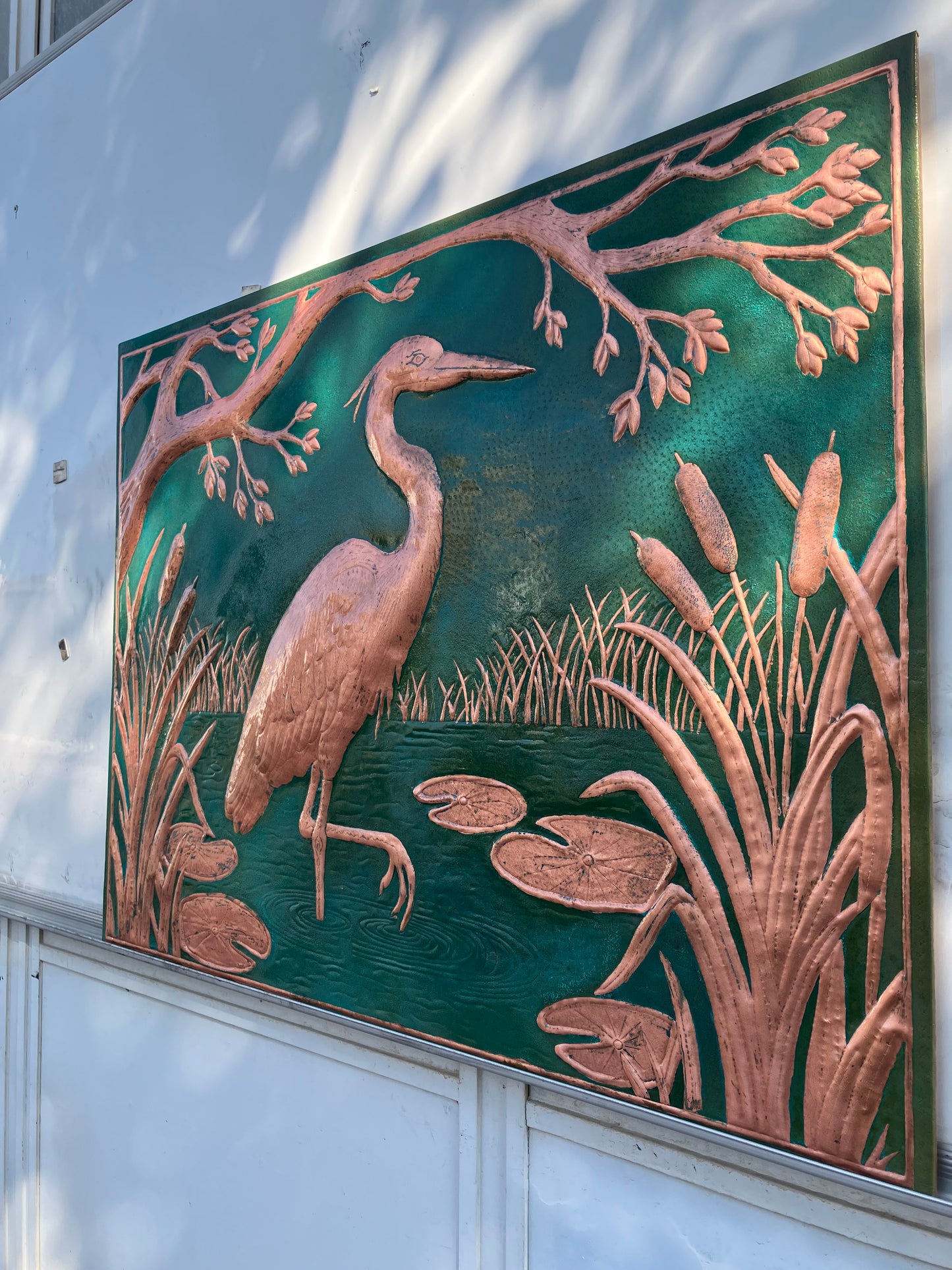 Heron Copper Backsplash