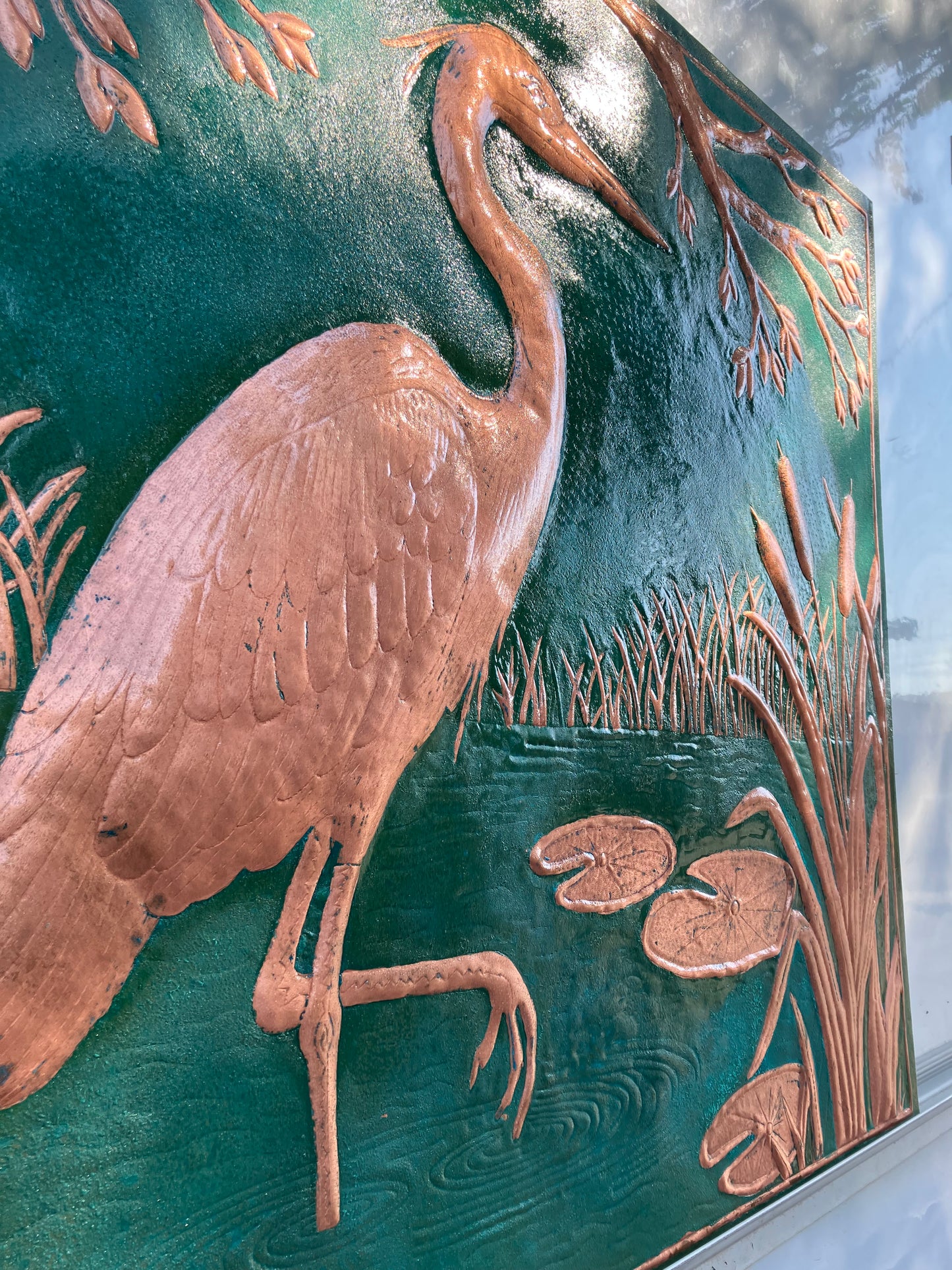 Heron Copper Backsplash