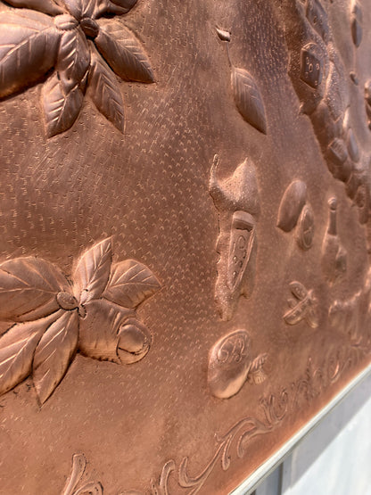 Italian Food Map Copper Backsplash