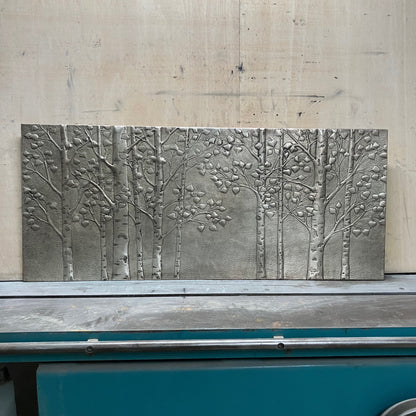 Quaking Aspen Grove Copper Kitchen Backsplash