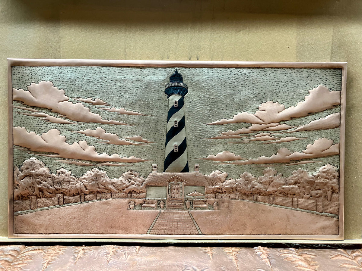 St. Augustine Lighthouse Copper Kitchen Backsplash