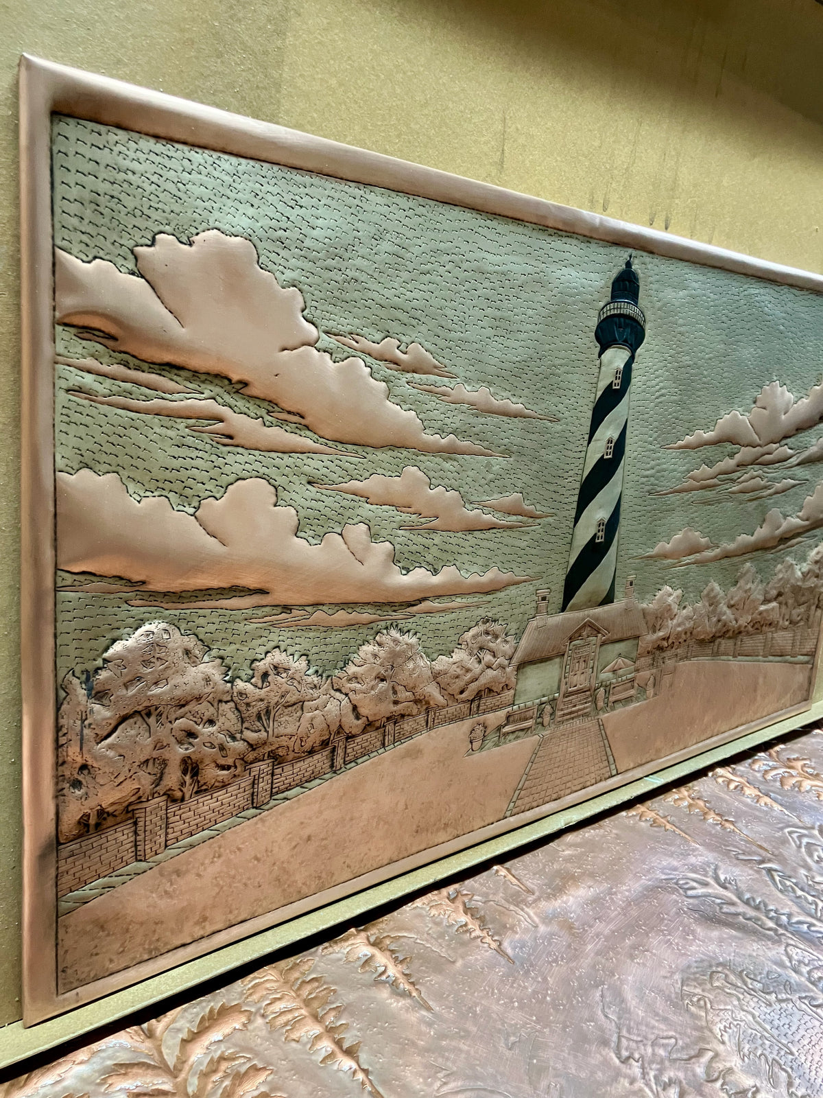 St. Augustine Lighthouse Copper Kitchen Backsplash