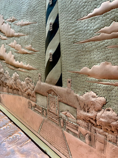 St. Augustine Lighthouse Copper Kitchen Backsplash