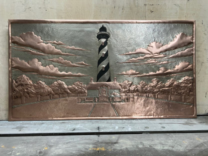 St. Augustine Lighthouse Copper Kitchen Backsplash