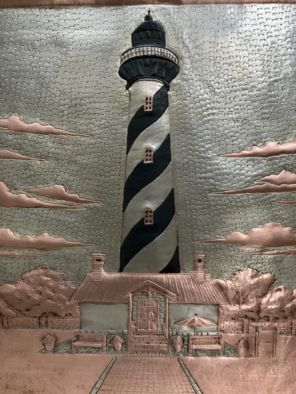 St. Augustine Lighthouse Copper Kitchen Backsplash