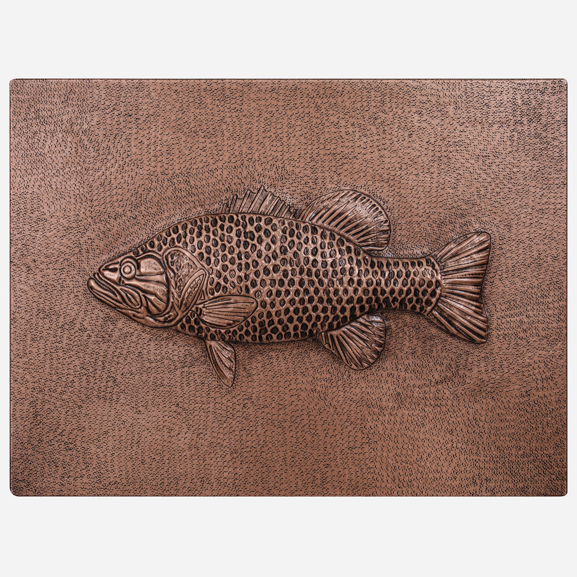Copper Backsplash Panel (Largemouth Bass Fish)