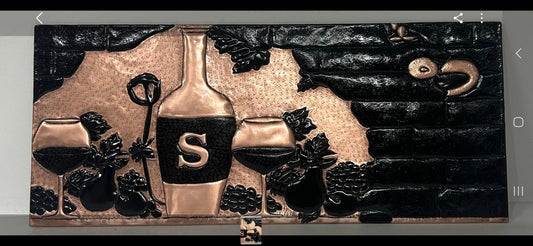 Tuscan Vineyard Black&Copper Backsplash