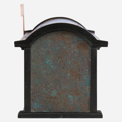 Post-Mounted Letterbox in Green Patina