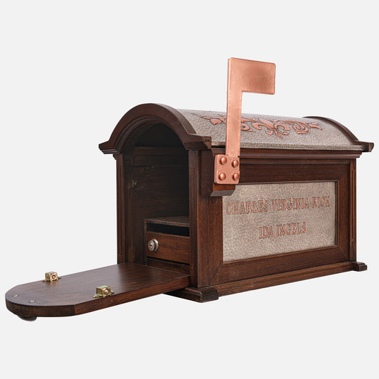 Gray&Copper Letterbox