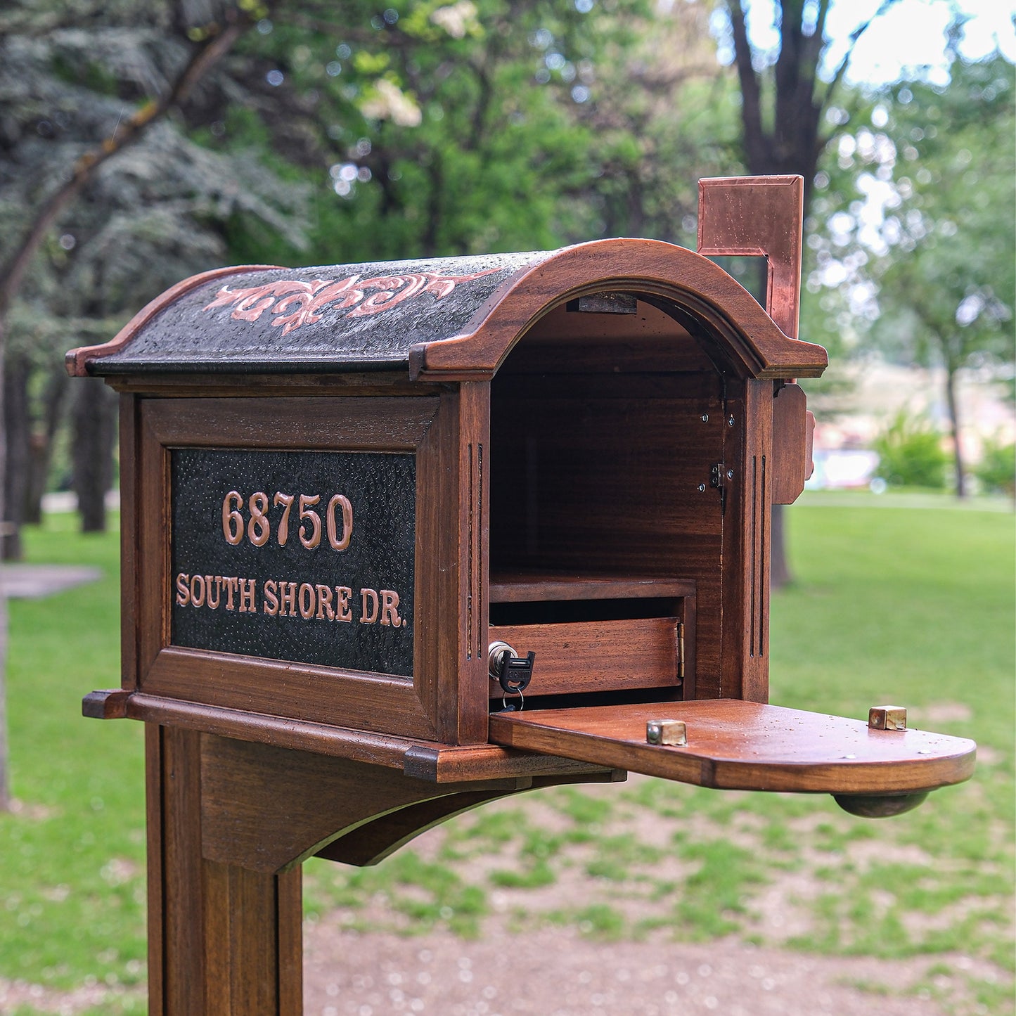 Copper Postbox