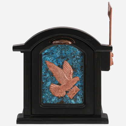 Copper and Wood Letterbox