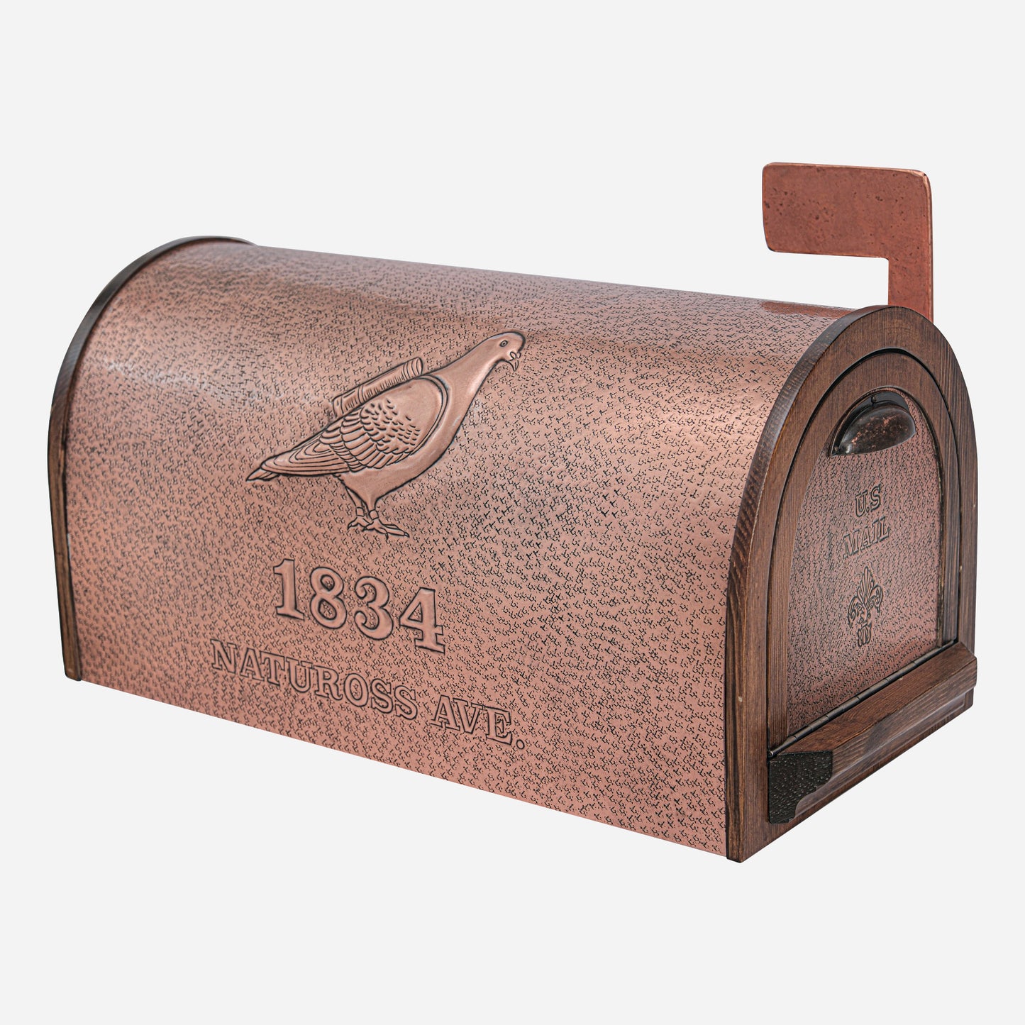 Post Mounted Custom Mailbox