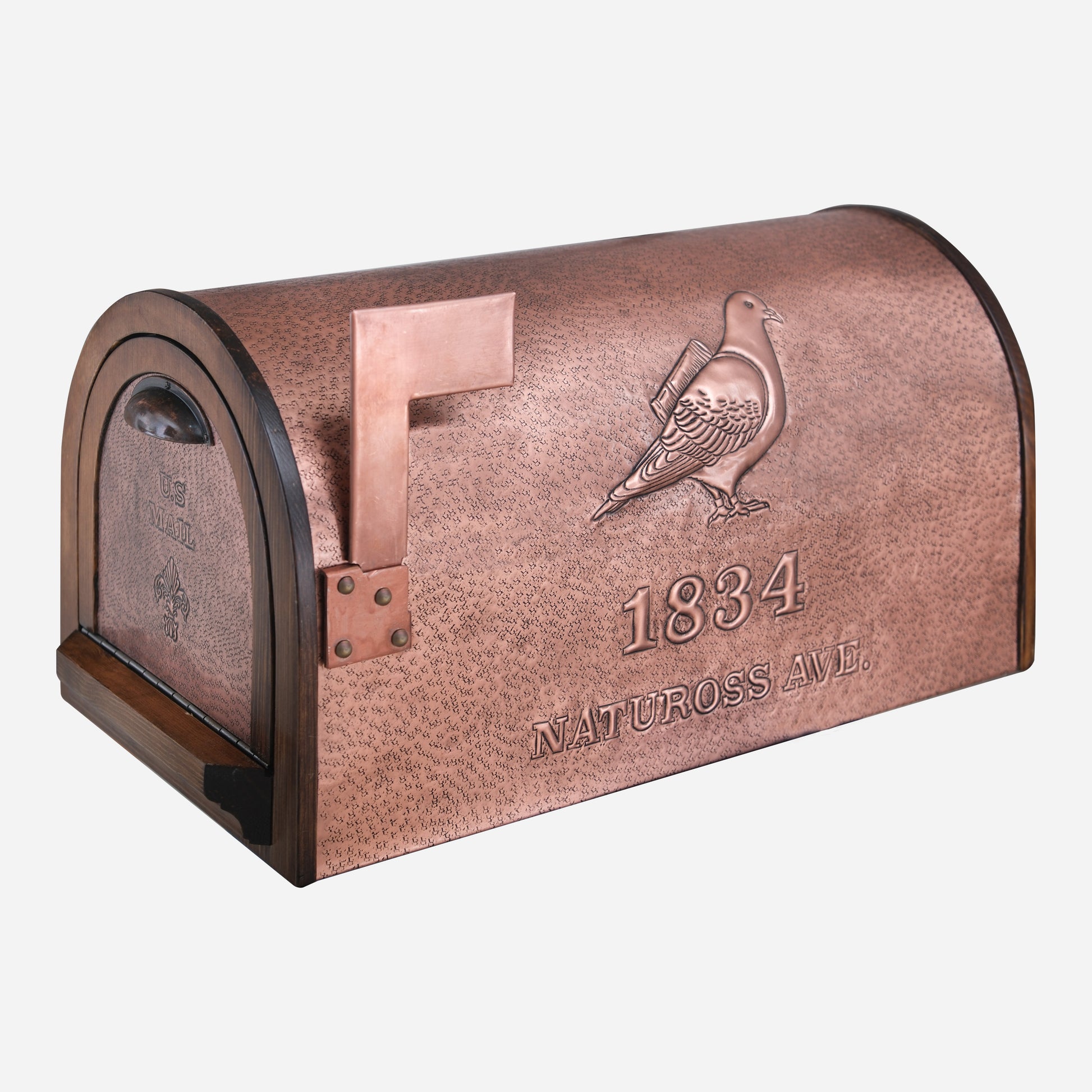 Post Mounted Custom Mailbox