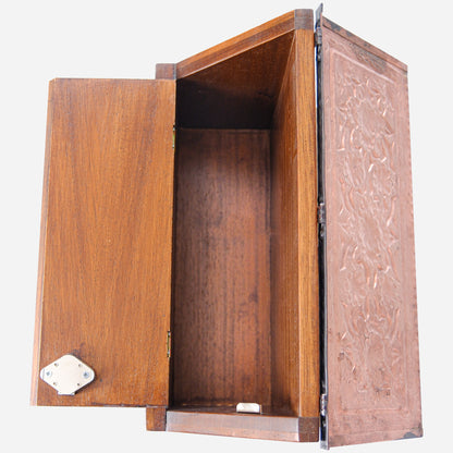 Wall Mounted Lockable Copper Letterbox