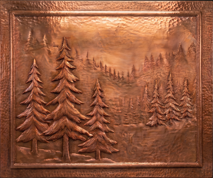 Custom Copper Kitchen Backsplash & Architectural Panels | Your Design, Your Size