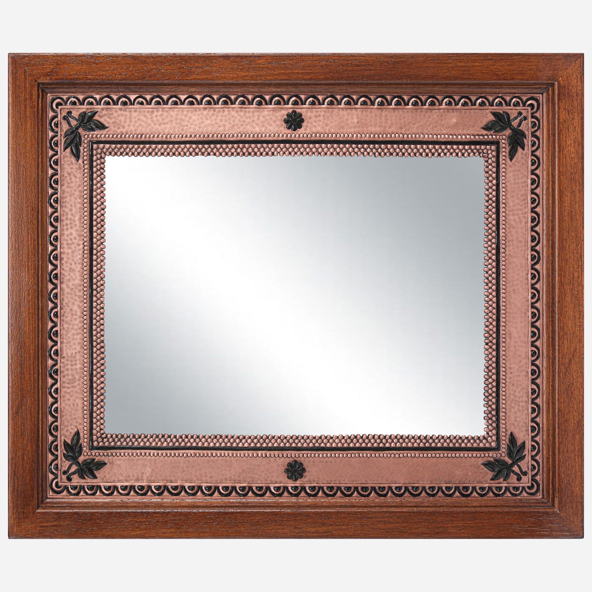 Copper Rustic Wall Mirror