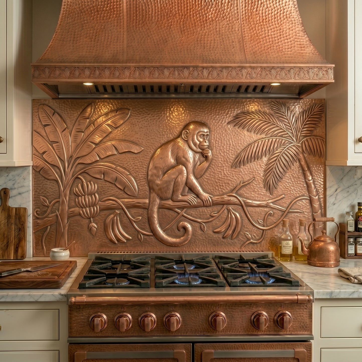 Monkey Copper Kitchen Backsplash