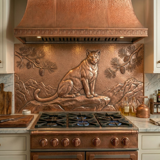 Mountain Lion Copper Panel