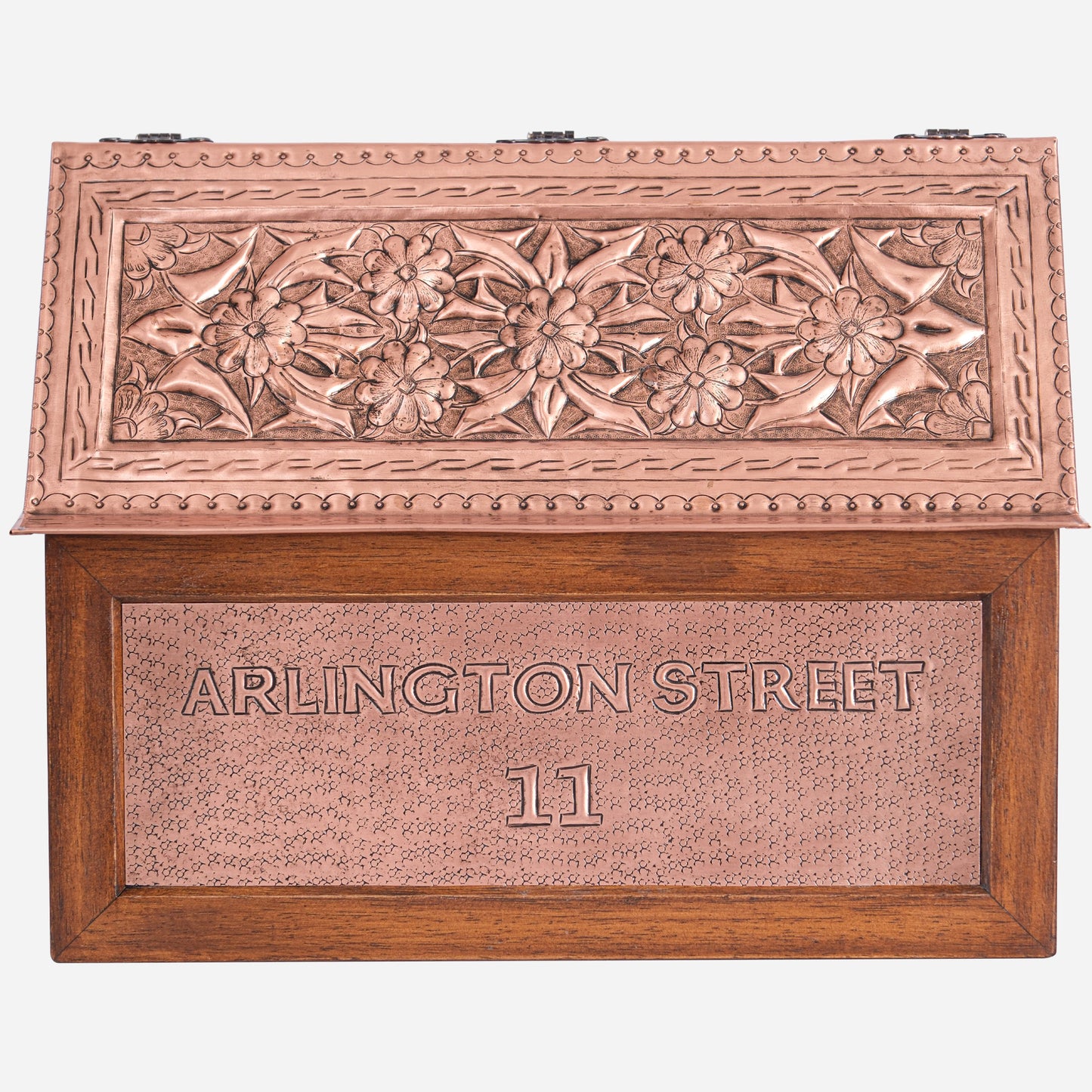 Wall Mounted Copper Mailbox