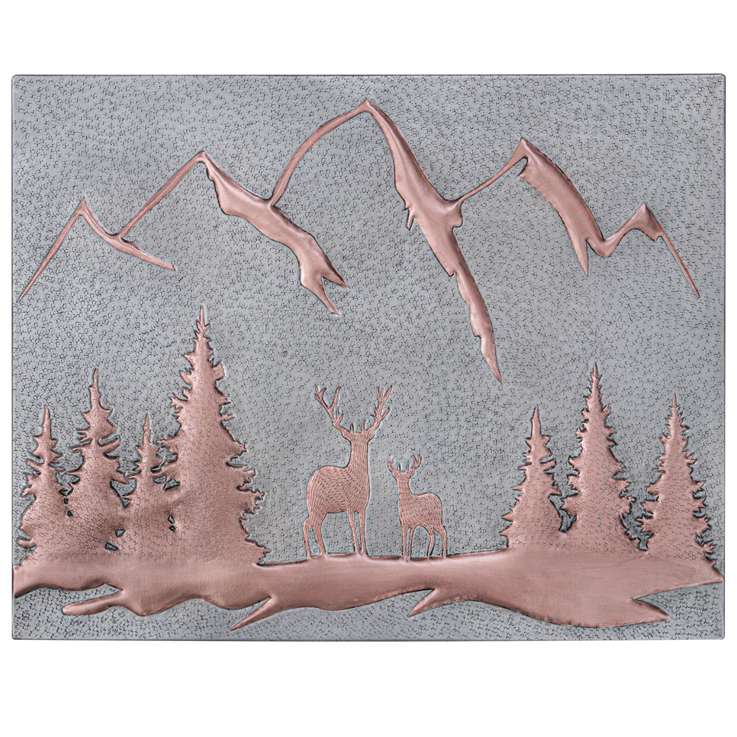 Gray & Copper Deer Backsplash