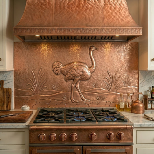 Ostrich Copper Panel