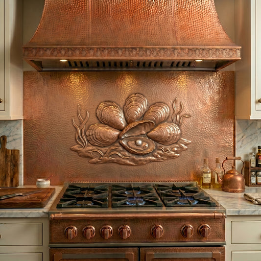 Oyster Copper Backsplash