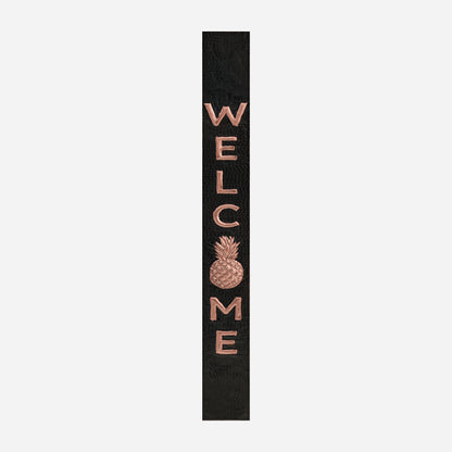 Vertical Welcome Sign with Pineapple - Natuross