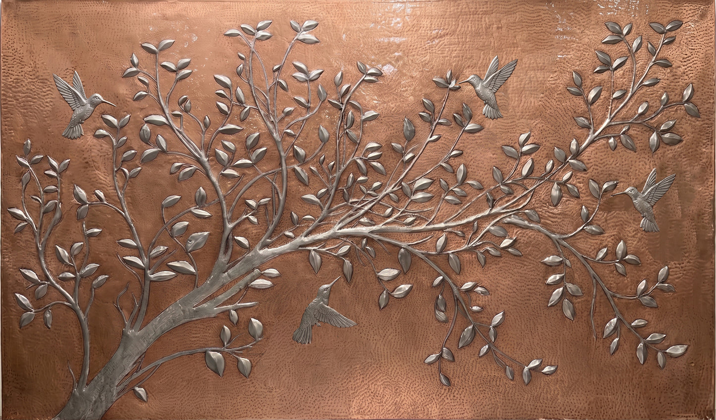 Custom Copper Kitchen Backsplash & Architectural Panels | Your Design, Your Size