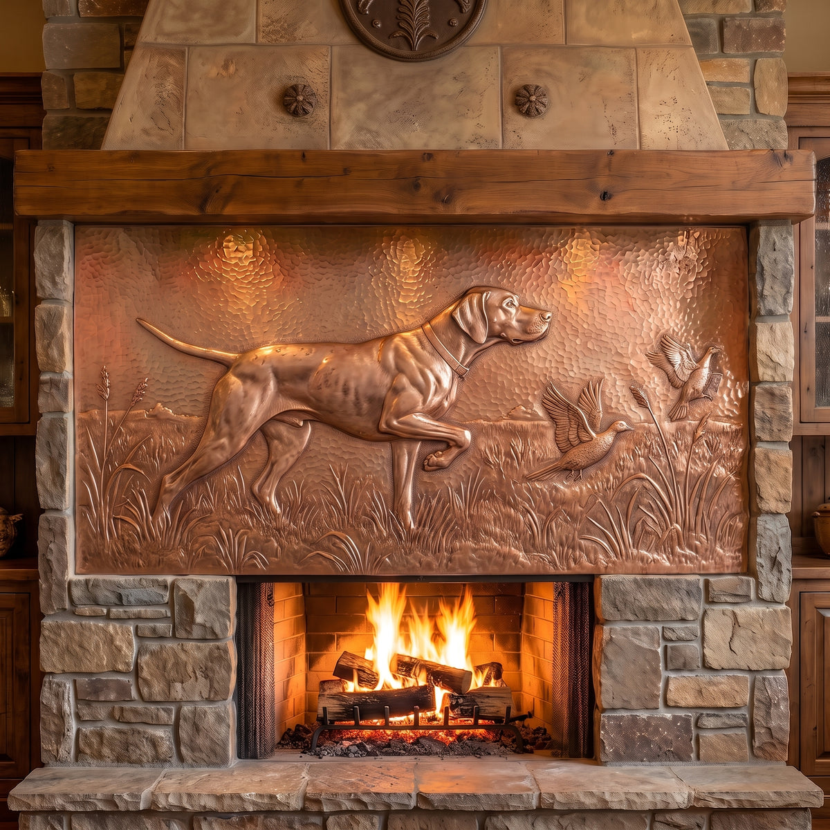 German Shorthaired Pointer Copper Panel