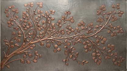Aspen Branch Copper Kitchen Backsplash
