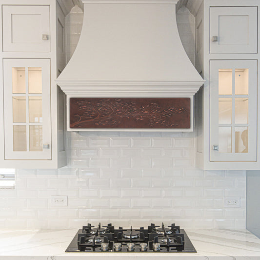 Copper Range Hood Apron Front Panel