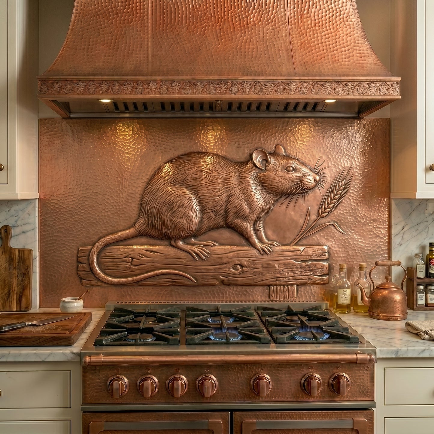Rat Copper Kitchen Backsplash