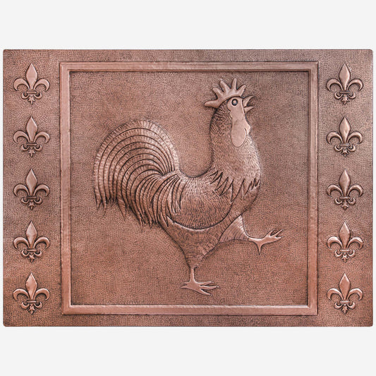 Tuscan Kitchen Backsplash Tile - 38"x48" Copper