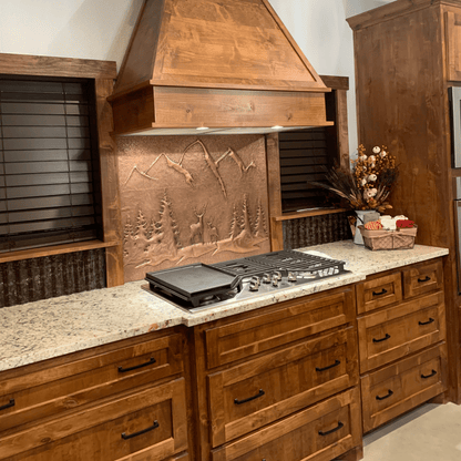 Deer Scene Kitchen Backsplash