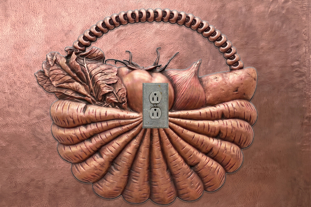 Copper Stove Backsplash