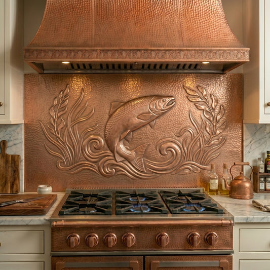 Salmon Copper Panel
