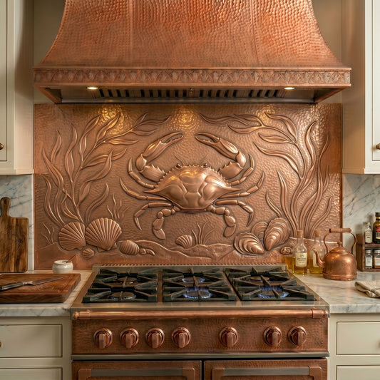 Seafood Copper Backsplash