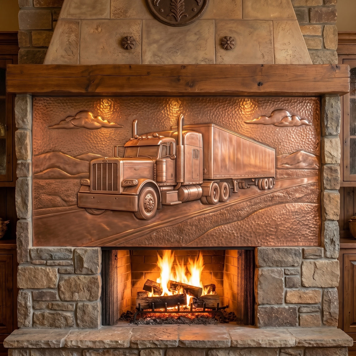 Semi Truck Copper Panel