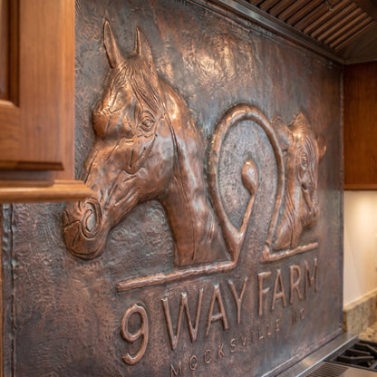 Copper Farm Sign