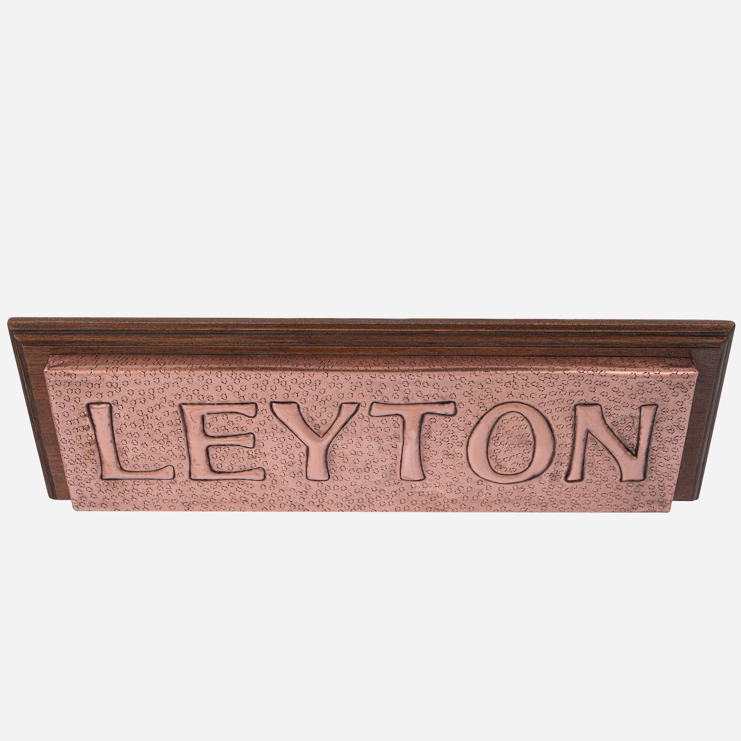 Copper Business Name Sign