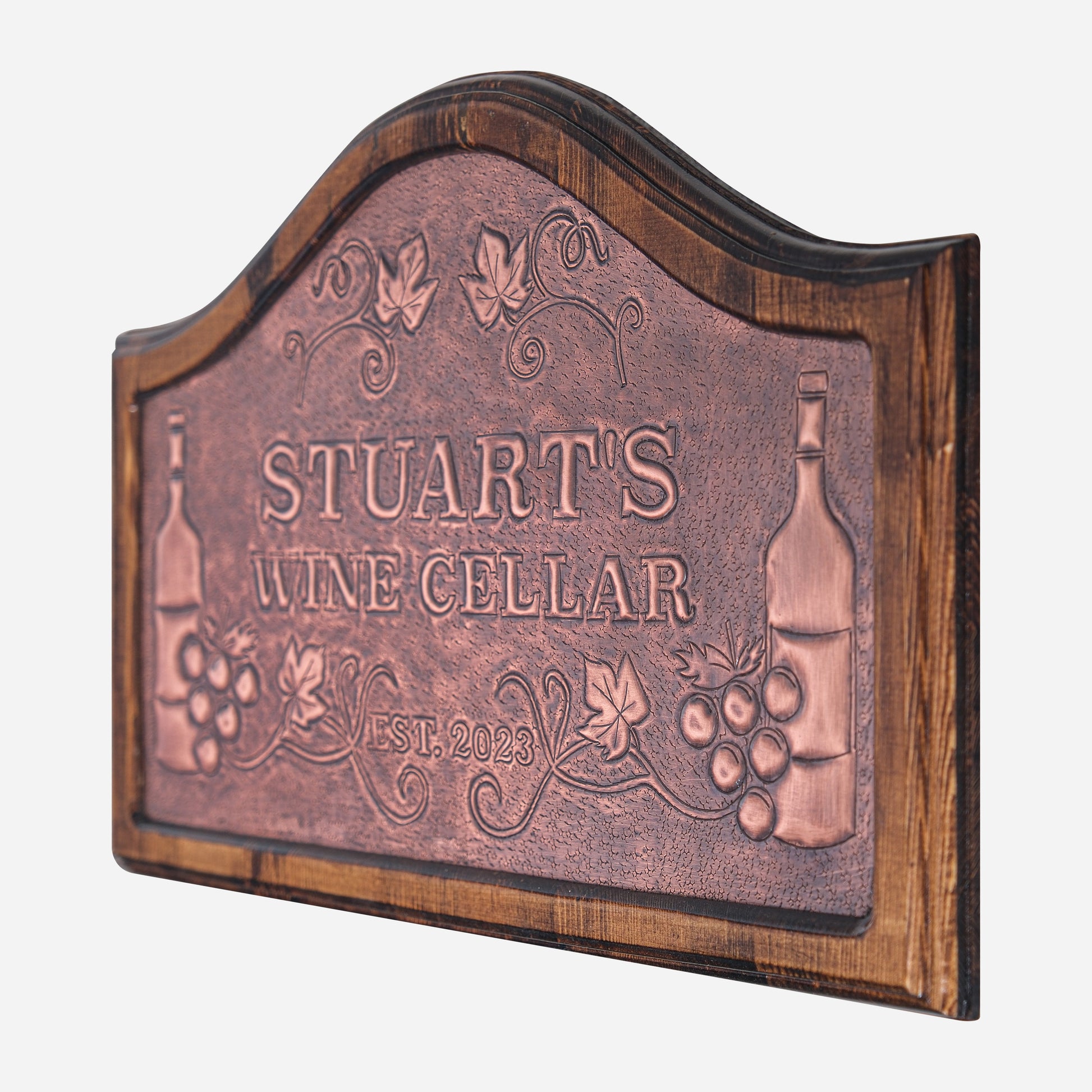 Wine Cellar Copper Sign