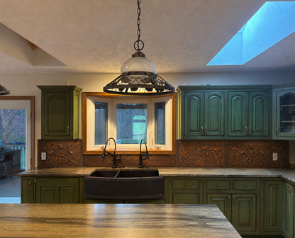 Copper Full Kitchen Backsplash Set