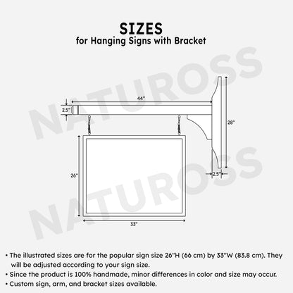 Hanging Sign with Bracket