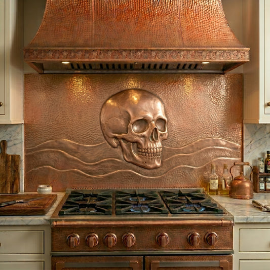 Skull Copper Panel