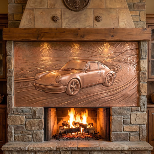 Sports Car Copper Panel