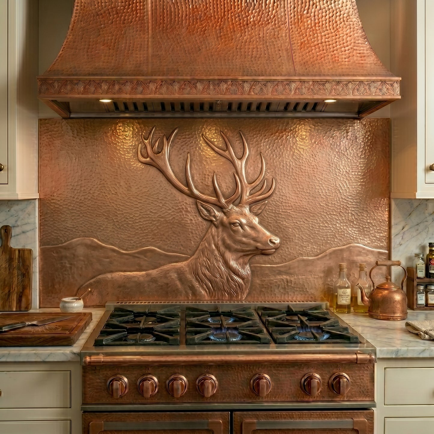 Stag Copper Kitchen Backsplash