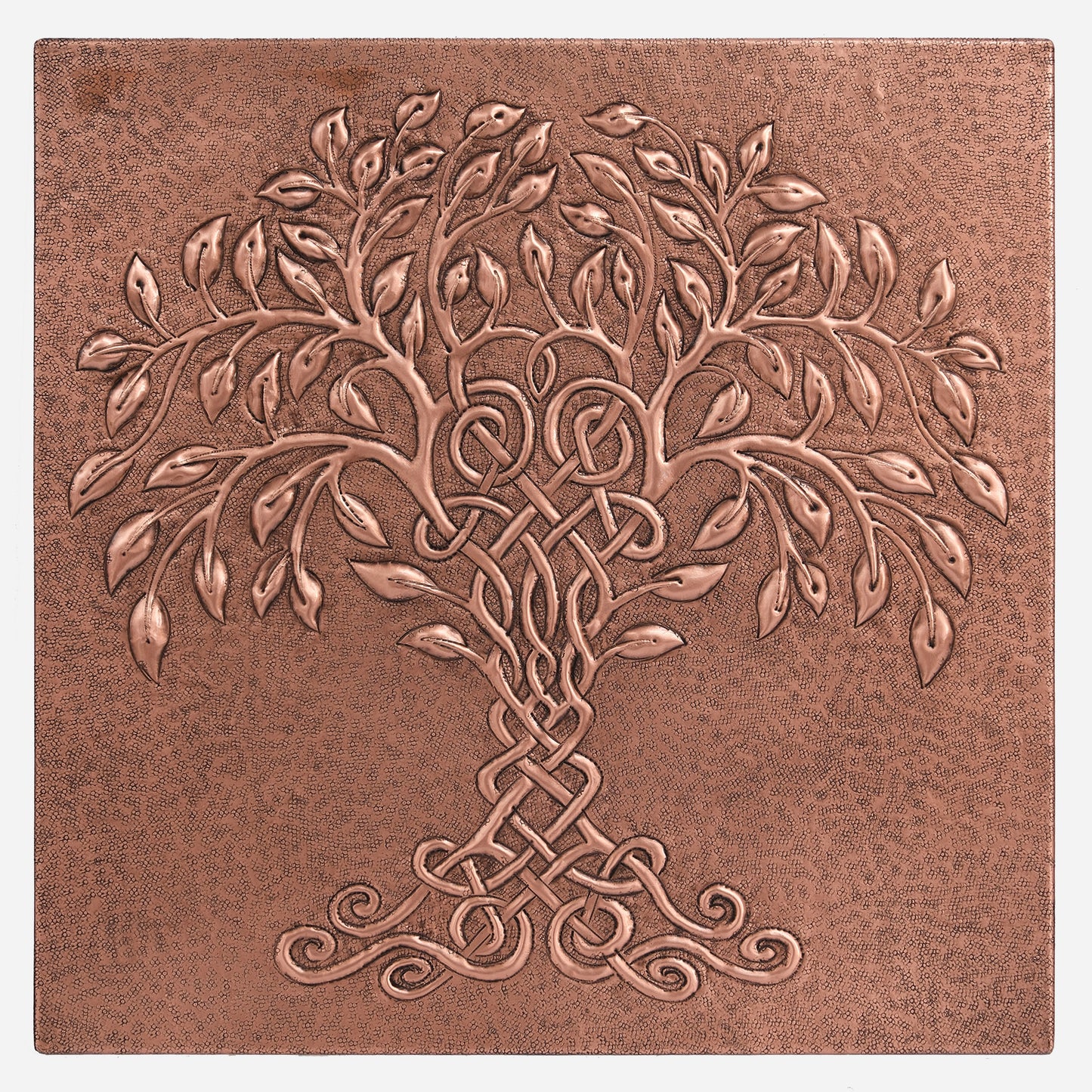 Copper Celtic Tree of Life Wall Art 15.7"x15.7"