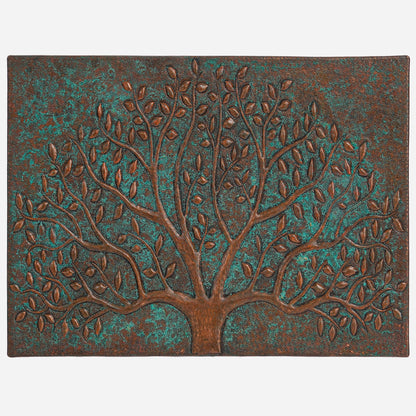 Copper Tree Wall Art 11.9"x15.9" Green - Natuross