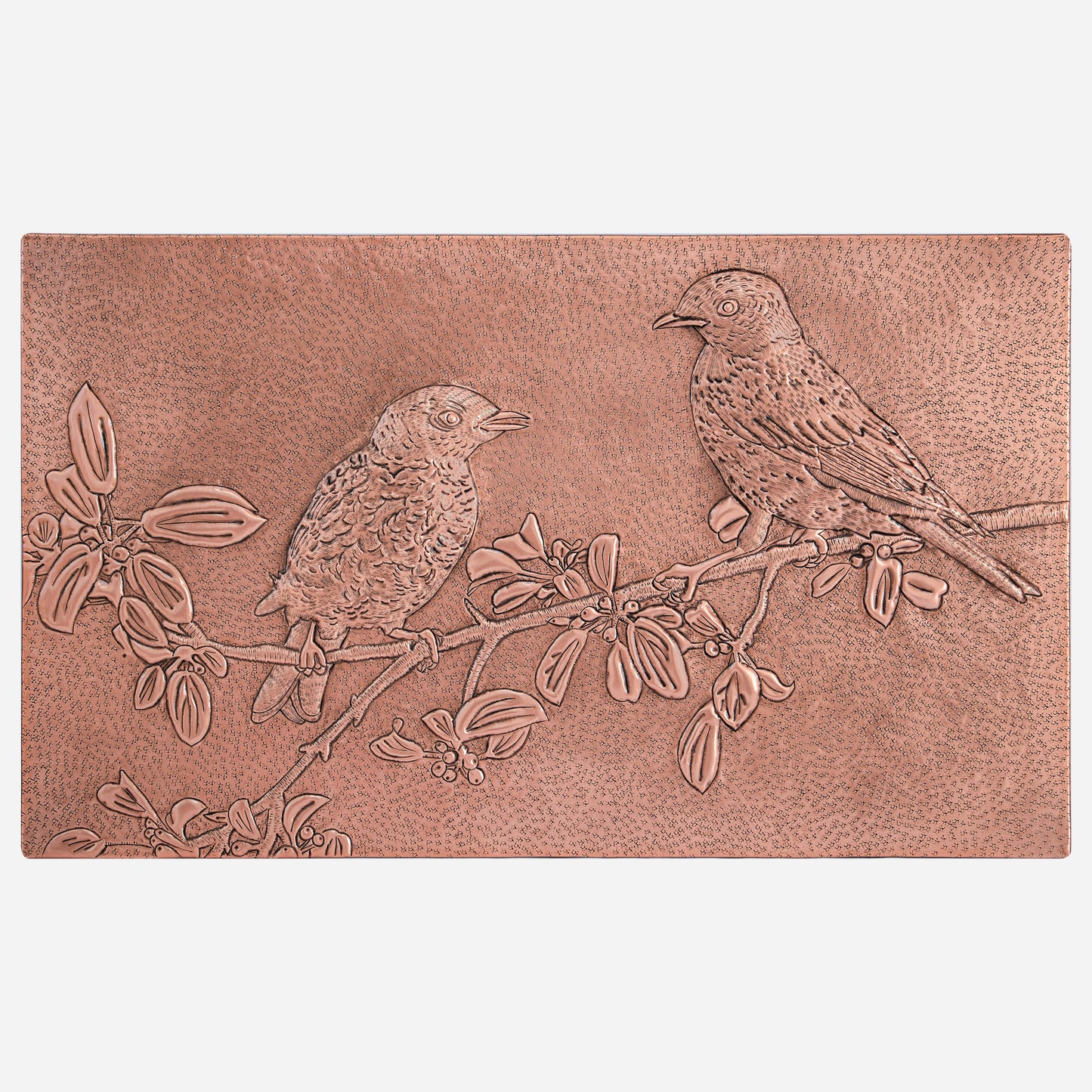 Copper Birds on a Tree Branch Kitchen Backsplash 17.9"x29.9"