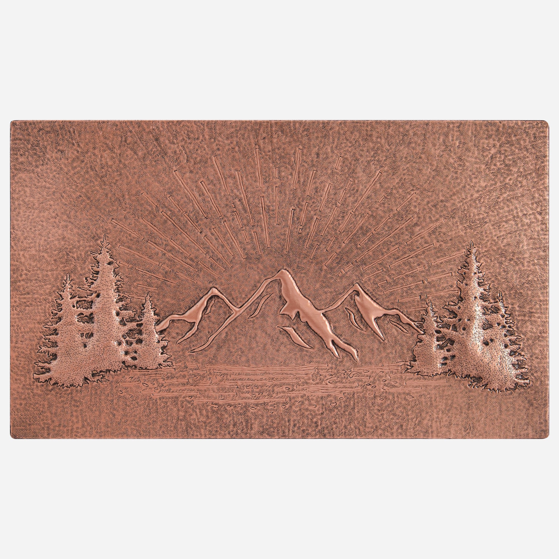 Copper Mountain Scene Kitchen Backsplash 17.7"x30" - Natuross